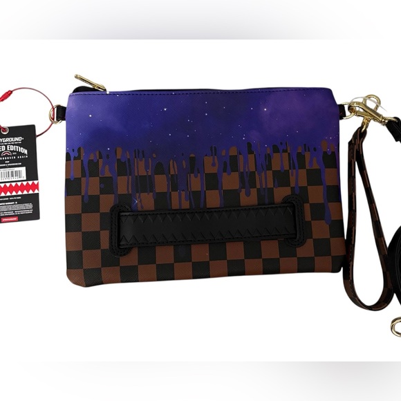 NEW GONE never to return Sprayground Lost In Space Drip Crossover Clutch. - Picture 2 of 5